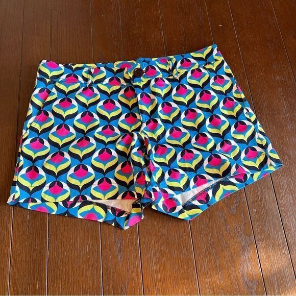 Tracy Negoshain Patterned Shorts size 6 - Picture 1 of 6